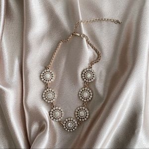 Glam Rhinestone Gem Necklace